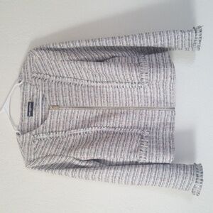 Karl Lagerfeld Paris Pink Gray White Design Jacket